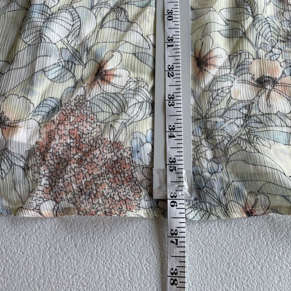 Tommy Hilfiger Women’s 10 Trapeze Sundress Dress Floral Print Sleeveless Keyhole - Picture 12 of 12